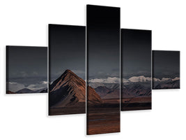 5-piece-canvas-print-moon-night