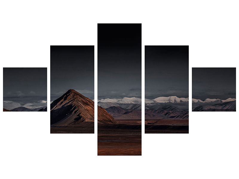 5-piece-canvas-print-moon-night