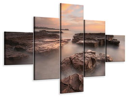 5-piece-canvas-print-summer-glow