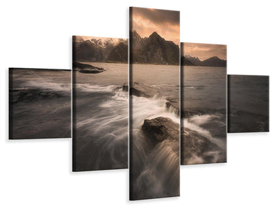 panoramic-canvas-print-the-seagulls-and-the-sea-at-sunrise