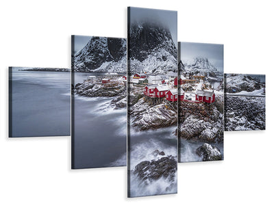 panoramic-canvas-print-the-seagulls-and-the-sea-at-sunrise