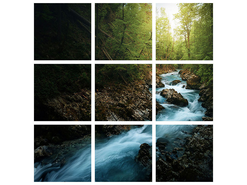 9-piece-canvas-print-gorge-ii