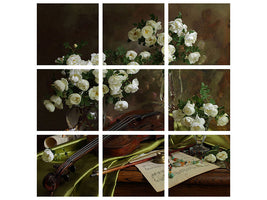 9-piece-canvas-print-still-life-with-violin-and-flowers