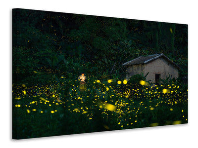 canvas-print-a-little-girl-and-firefly