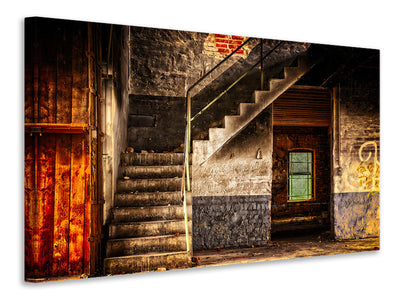 canvas-print-abandoned-stairs