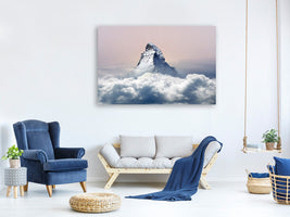 canvas-print-matterhorn-in-clouds