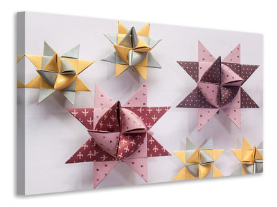 canvas-print-origami-colorful-stars