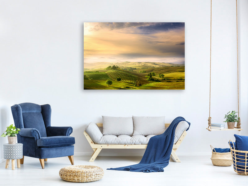 canvas-print-podere-belvedere-sunrise