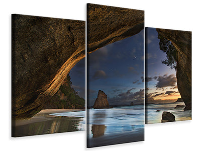panoramic-canvas-print-the-seagulls-and-the-sea-at-sunrise