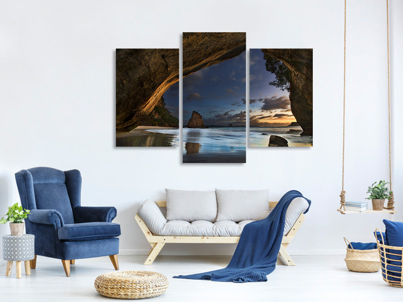 modern-3-piece-canvas-print-cathedral-cove