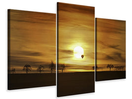 modern-3-piece-canvas-print-sunset-with-hot-air-balloon