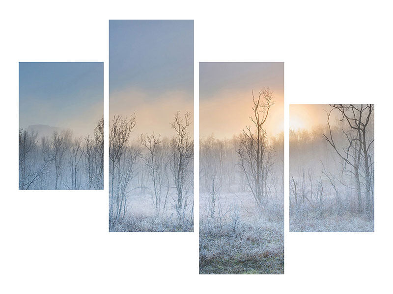 modern-4-piece-canvas-print-a-touch-of-winter