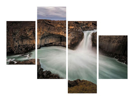 modern-4-piece-canvas-print-afterglow