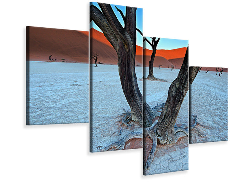 modern-4-piece-canvas-print-ancient-trees-in-the-vlei