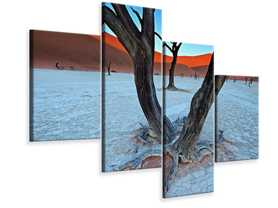 modern-4-piece-canvas-print-ancient-trees-in-the-vlei