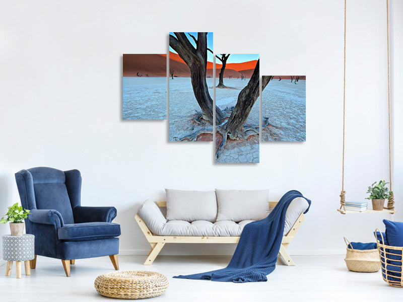modern-4-piece-canvas-print-ancient-trees-in-the-vlei