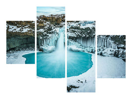 modern-4-piece-canvas-print-azure-blue-bliss