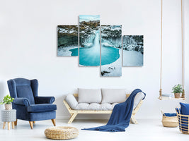 modern-4-piece-canvas-print-azure-blue-bliss
