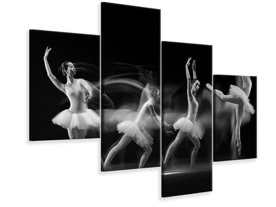 modern-4-piece-canvas-print-balerina-art-wave