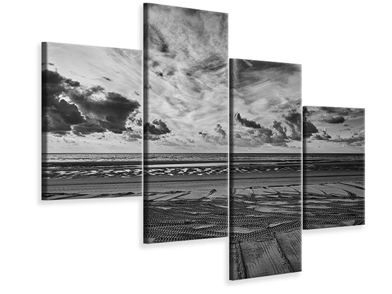 modern-4-piece-canvas-print-beach-art-a
