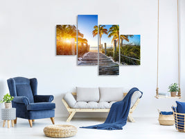 modern-4-piece-canvas-print-beach-away