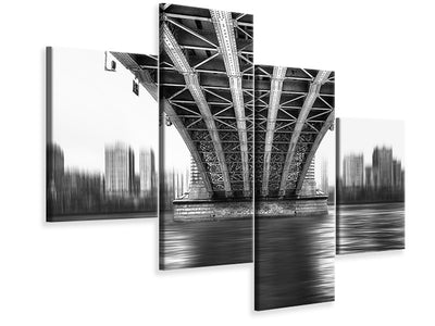 modern-4-piece-canvas-print-bridge-to-another-world