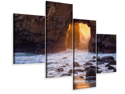 panoramic-canvas-print-the-seagulls-and-the-sea-at-sunrise