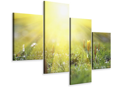 modern-4-piece-canvas-print-flowery-meadow
