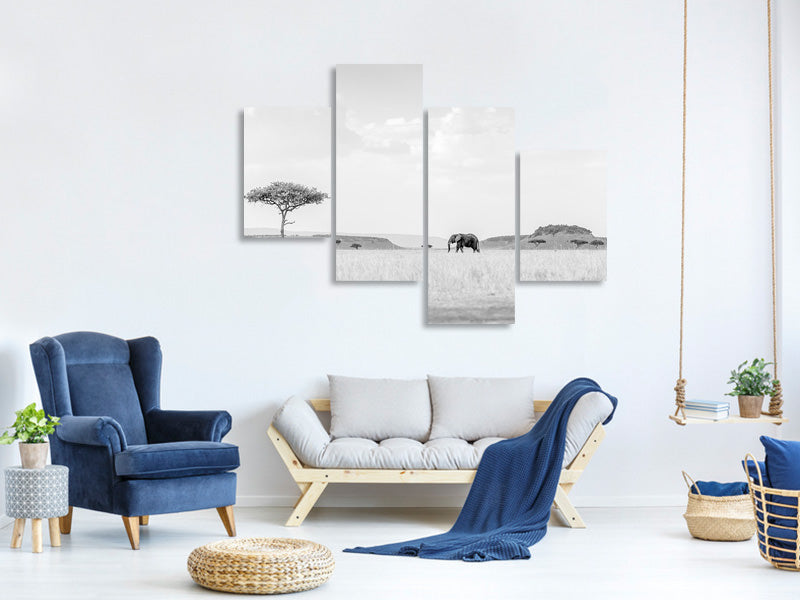 modern-4-piece-canvas-print-high-key-savannah