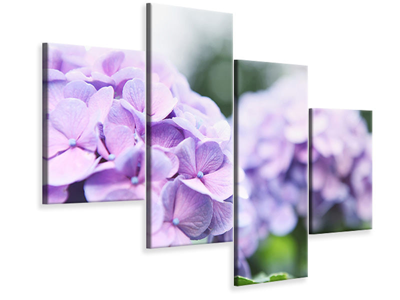 modern-4-piece-canvas-print-hydrangeas