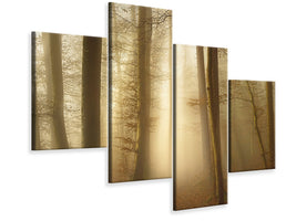 modern-4-piece-canvas-print-into-the-trees