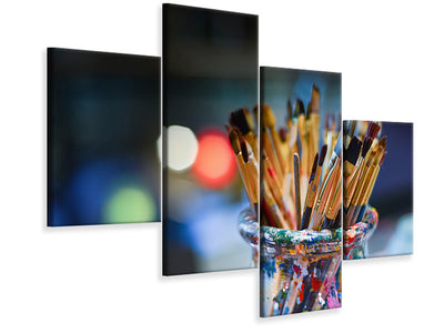 modern-4-piece-canvas-print-many-brushes