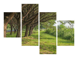 modern-4-piece-canvas-print-mature-trees