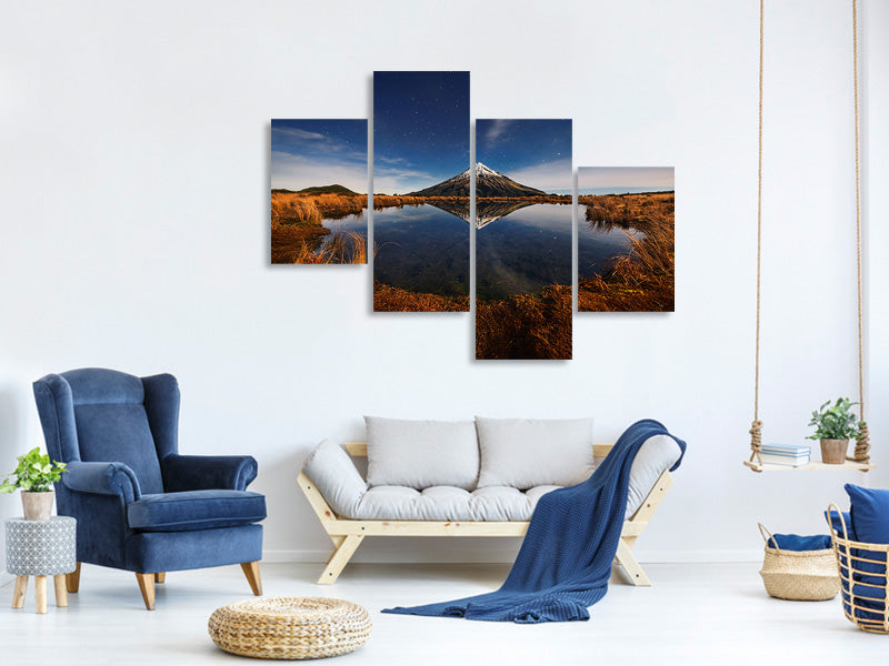 modern-4-piece-canvas-print-mount-taranaki