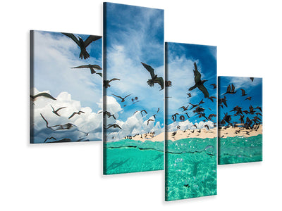 modern-4-piece-canvas-print-ocean-bird