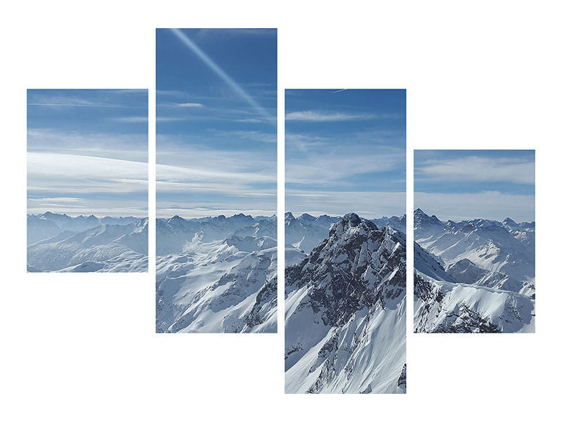 modern-4-piece-canvas-print-over-the-peaks