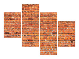 modern-4-piece-canvas-print-red-brick-wall-p