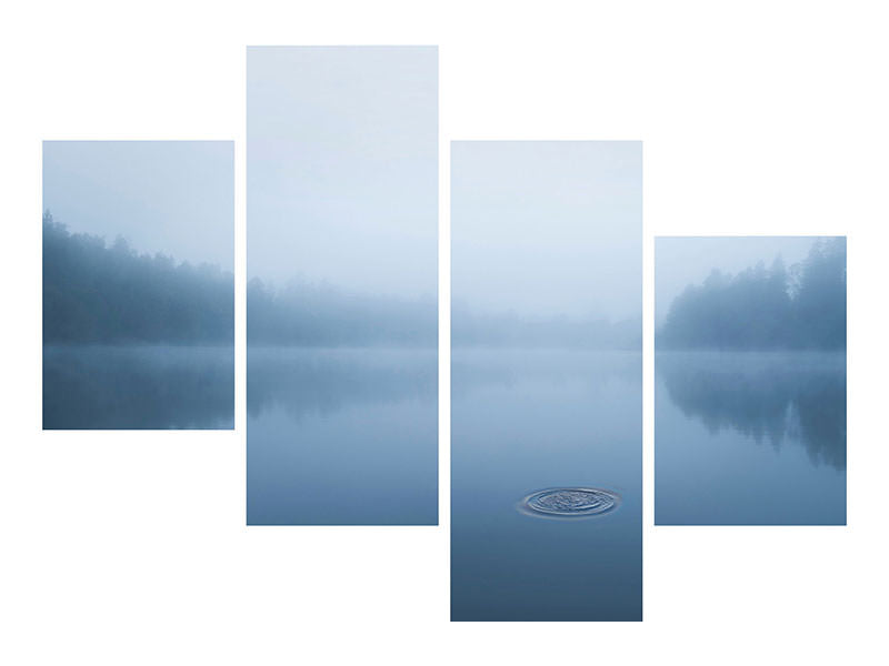modern-4-piece-canvas-print-ripple-in-the-water