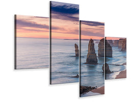 modern-4-piece-canvas-print-rocks-in-the-surf