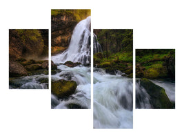 modern-4-piece-canvas-print-spring-flood