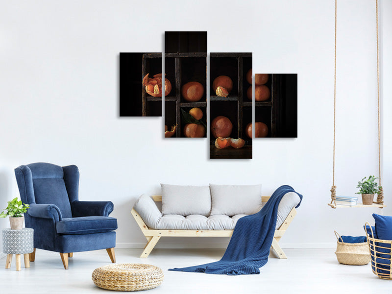 modern-4-piece-canvas-print-still-life-with-oranges