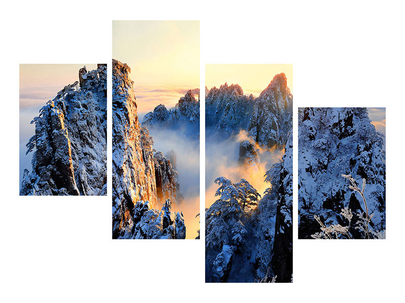 modern-4-piece-canvas-print-sunrise-at-mt-huang-shan