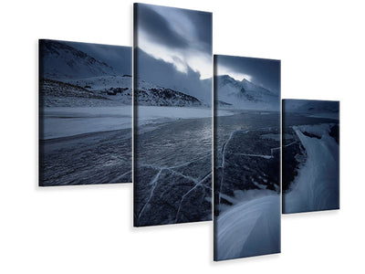 modern-4-piece-canvas-print-the-grip-of-ice