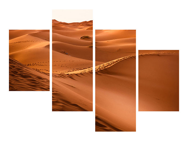 modern-4-piece-canvas-print-traces-in-the-desert