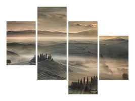 modern-4-piece-canvas-print-tuscan-morning