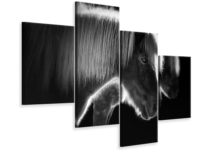 modern-4-piece-canvas-print-two-beautiful-horses