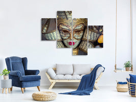 modern-4-piece-canvas-print-venetian-mask