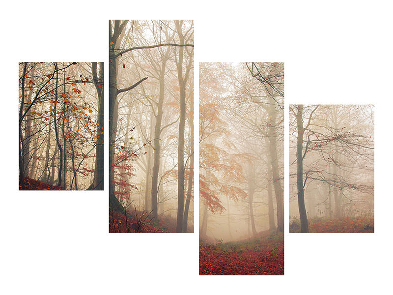 modern-4-piece-canvas-print-waiting-for-the-deer