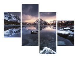 modern-4-piece-canvas-print-winter-light