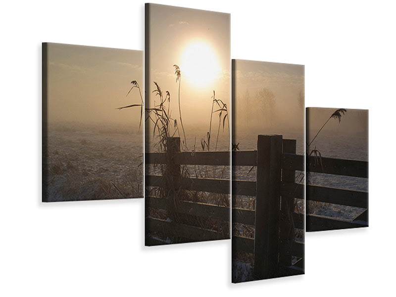 modern-4-piece-canvas-print-winter-mood